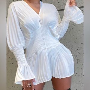 Pleated Blouse